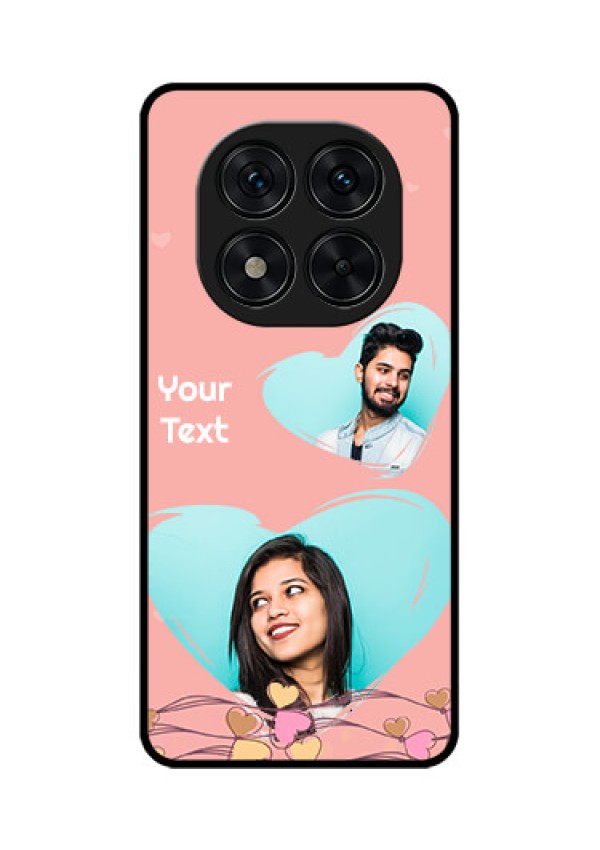 Poco X7 5G Custom Glass Phone CaseLove Doodle Design