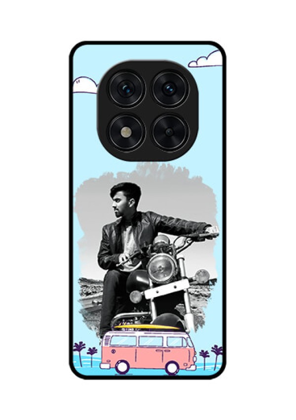 Poco X7 5G Custom Glass Phone CaseTravel and Adventure Design