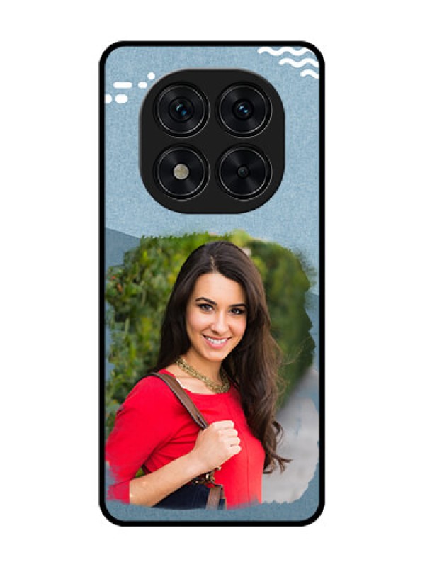 Custom Poco X7 5G Custom Glass Phone CaseGrunge Line Art Design