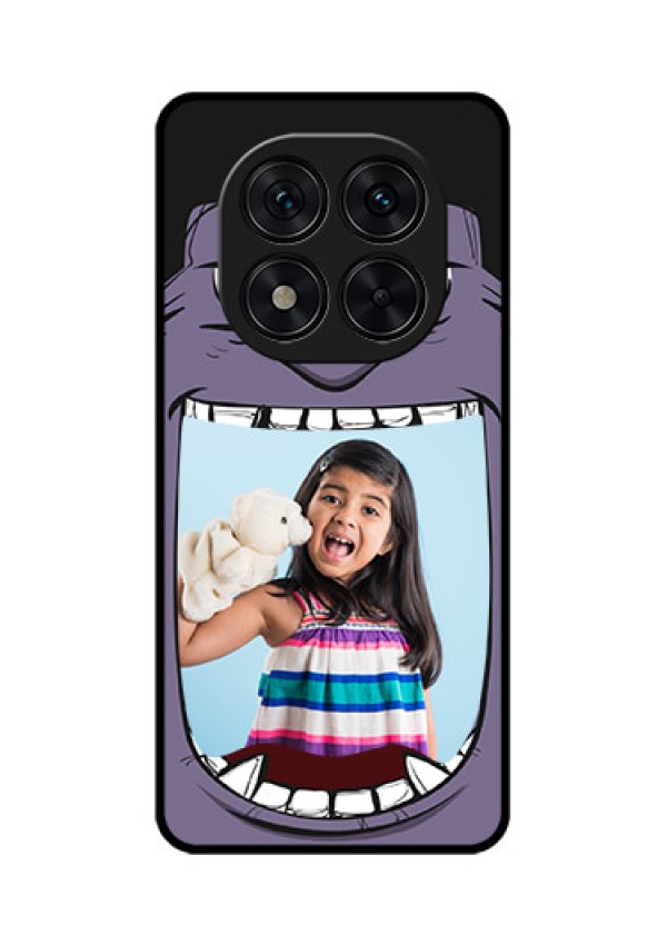 Poco X7 5G Custom Glass Phone CaseAngry Monster Design