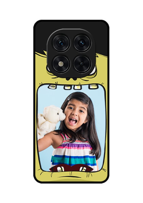 Poco X7 5G Custom Glass Phone CaseCartoon Monster Back Case Design