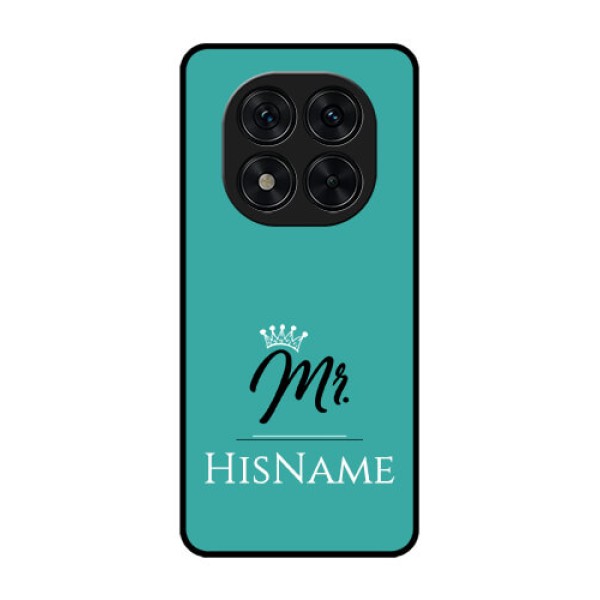 Poco X7 5G Custom Glass Phone CaseMr With Name Design