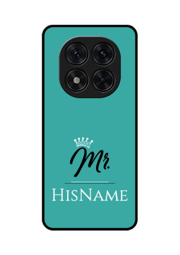 Poco X7 5G Custom Glass Phone CaseMr With Name Design