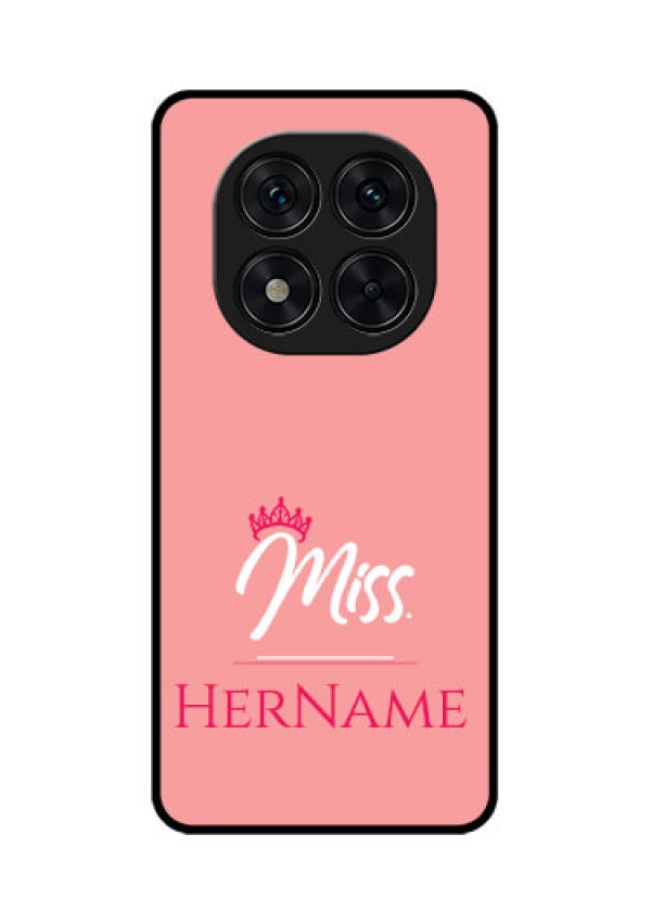Poco X7 5G Custom Glass Phone CaseMrs With Name Design