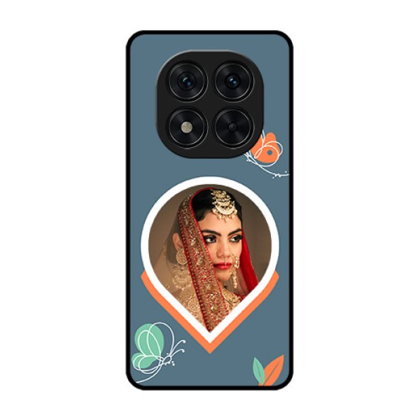 Poco X7 5G Custom Glass Phone CaseDroplet Butterflies Design