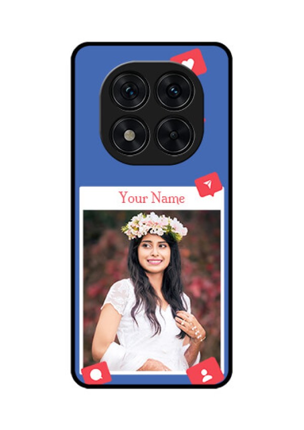 Poco X7 5G Custom Glass Phone CaseLike Share And Comment Design