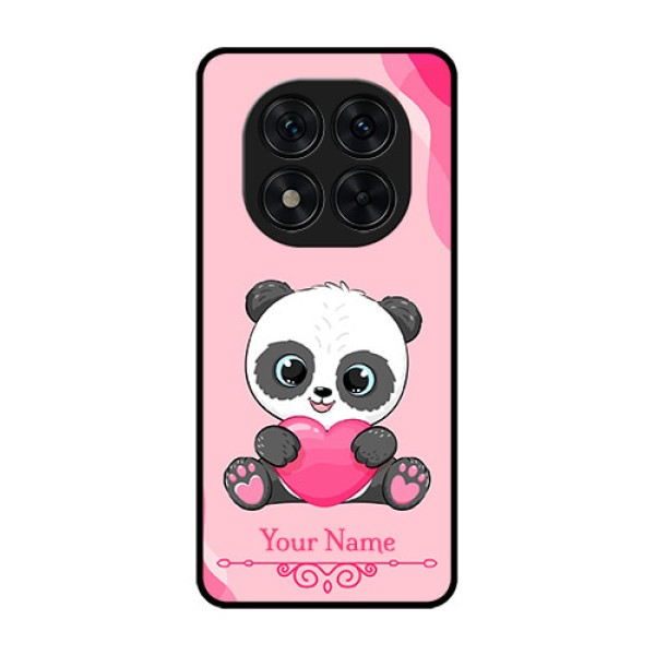 Poco X7 5G Custom Glass Phone CaseCute Panda Design