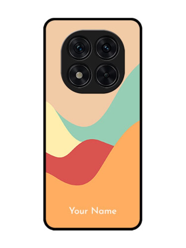 Custom Poco X7 5G Custom Glass Phone CaseOcean Waves Multi - Colour Design