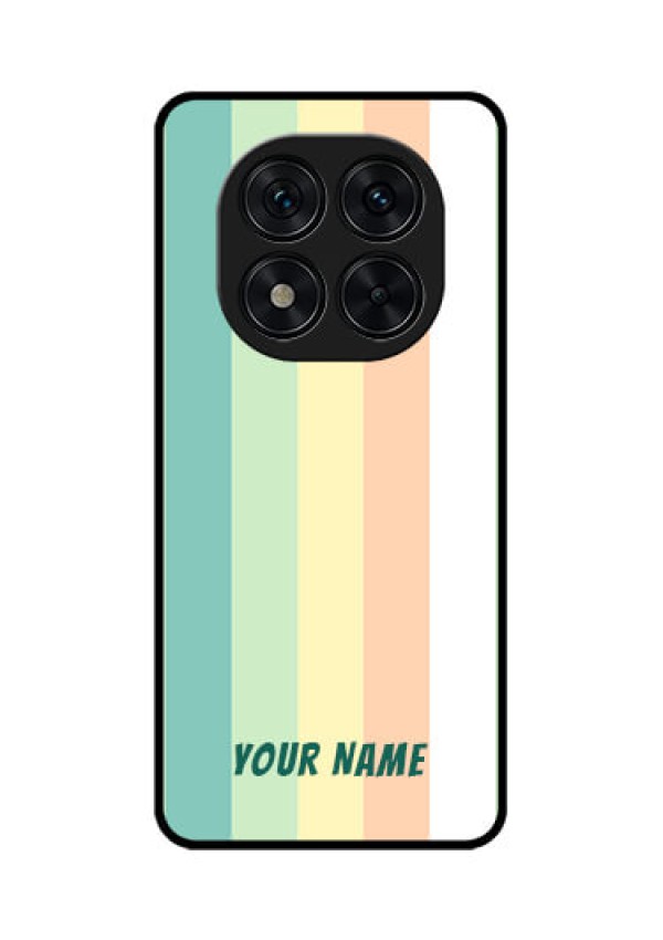 Poco X7 5G Custom Glass Phone CaseMulti - Colour Stripes Design