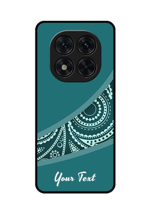 Poco X7 5G Custom Glass Phone CaseSemi Visible Floral Design