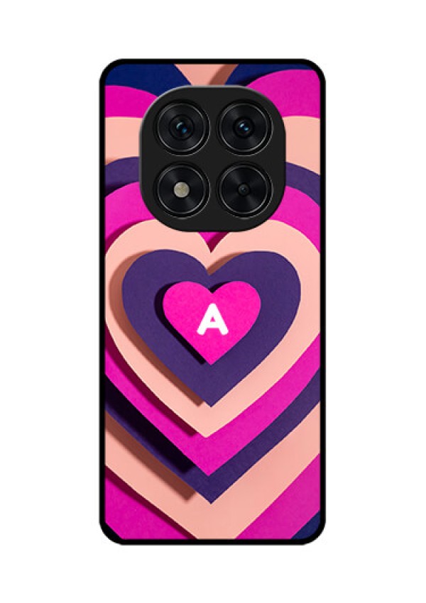 Poco X7 5G Custom Glass Phone CaseCute Heart Pattern Design