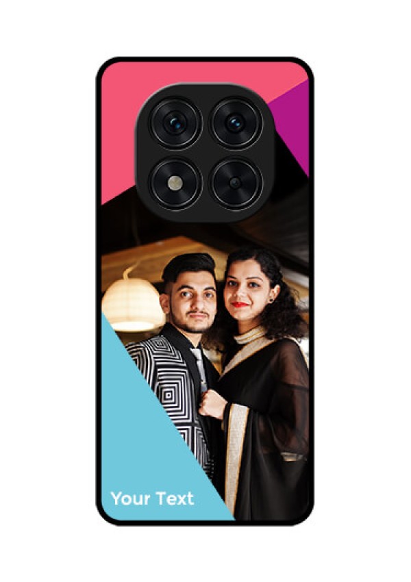 Poco X7 5G Custom Glass Phone CaseStacked Triple Colour Design