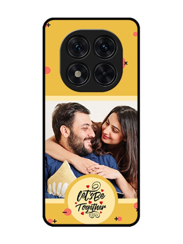 Custom Poco X7 5G Custom Glass Phone CaseLets Be Together Design