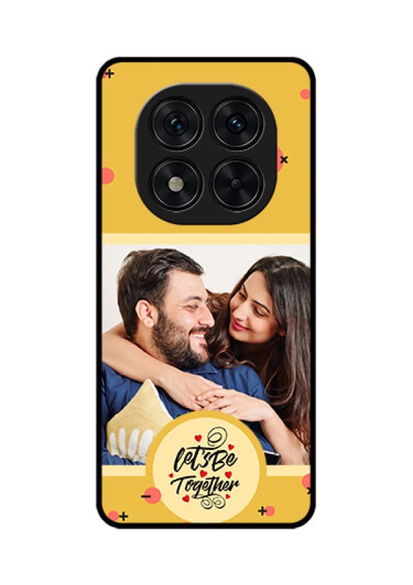 Poco X7 5G Custom Glass Phone CaseLets Be Together Design
