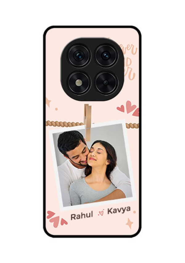Poco X7 5G Custom Glass Phone CaseForever And Ever Love Design
