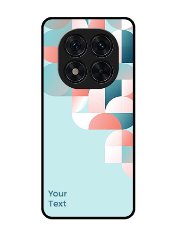 Custom Poco X7 5G Custom Glass Phone CaseStylish Semi - Circle Pattern Design