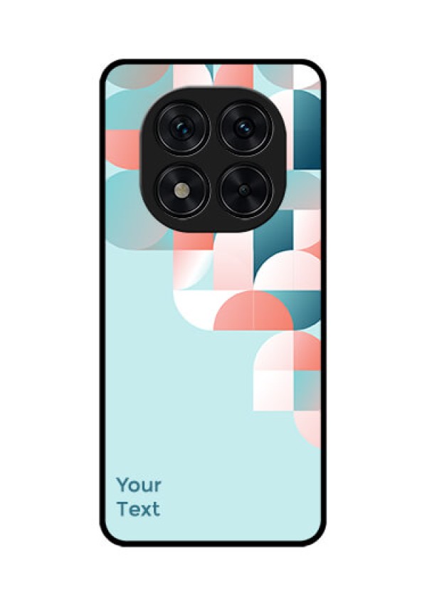 Poco X7 5G Custom Glass Phone CaseStylish Semi - Circle Pattern Design