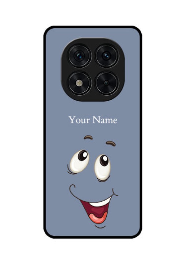 Poco X7 5G Custom Glass Phone CaseLaughing Cartoon Face Design