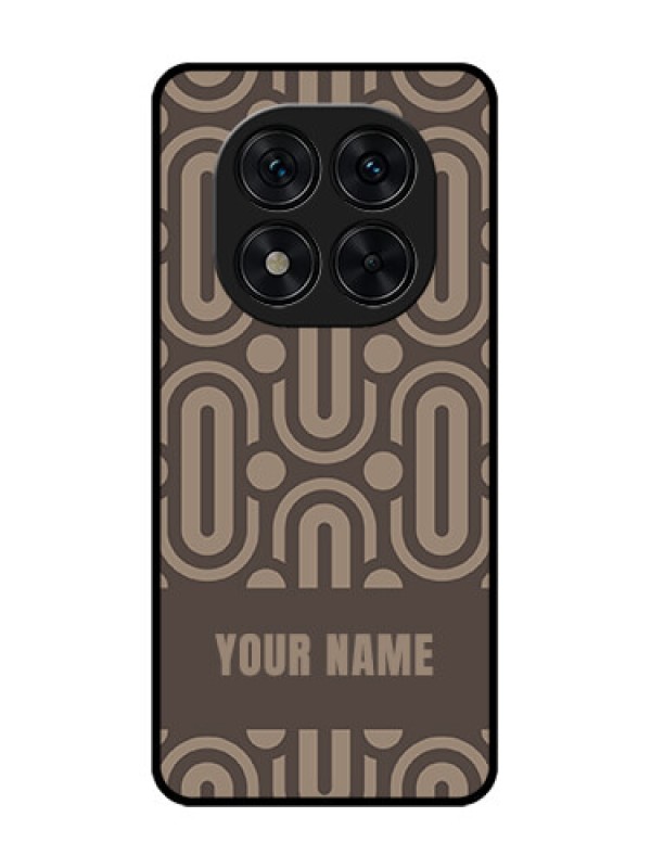 Custom Poco X7 5G Custom Glass Phone CaseCaptivating Zero Pattern Design