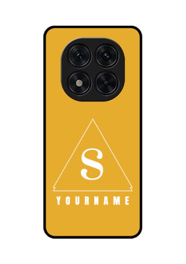 Poco X7 5G Custom Glass Phone CaseSimple Triangle Design