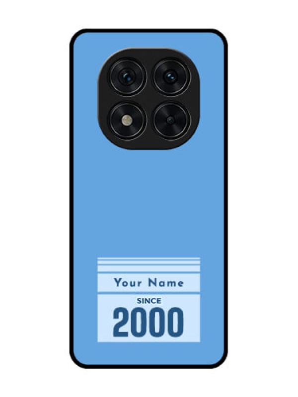 Custom Poco X7 5G Custom Glass Phone CaseCustom Year Of Birth Design