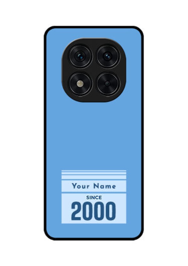 Poco X7 5G Custom Glass Phone CaseCustom Year Of Birth Design