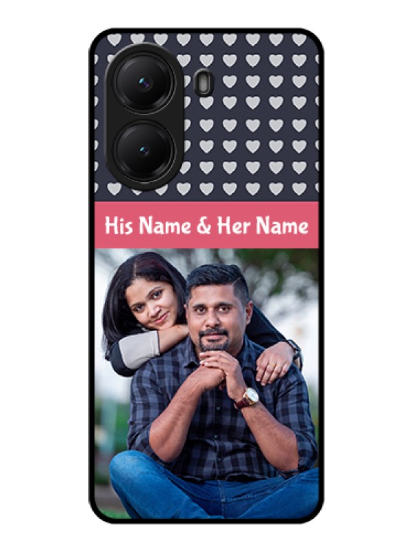 Custom Poco X7 Pro 5G Custom Glass Phone Case - Love Symbols Design