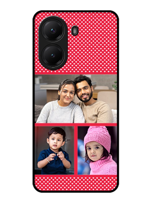 Custom Poco X7 Pro 5G Custom Glass Phone Case - Bulk Photo Upload Design