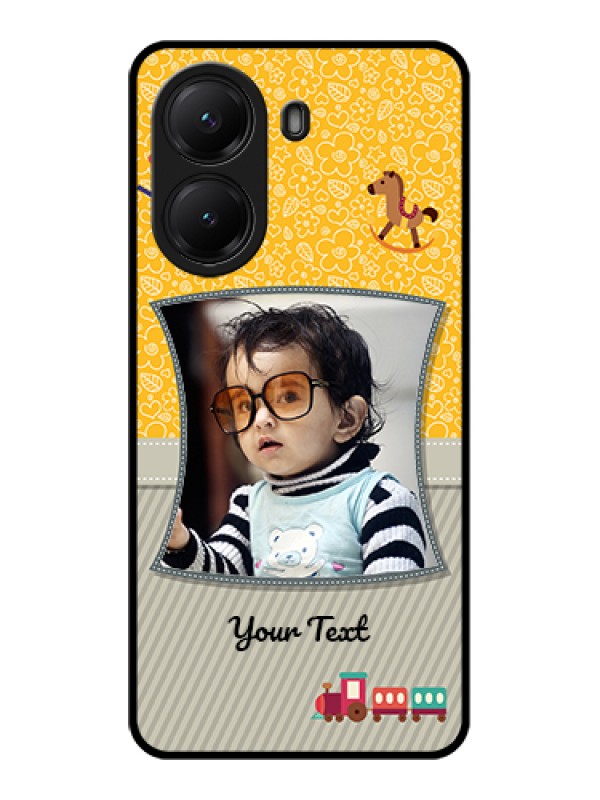 Custom Poco X7 Pro 5G Custom Glass Phone Case - Baby Picture Upload Design
