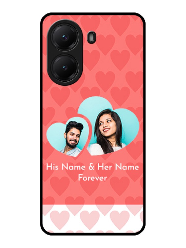 Custom Poco X7 Pro 5G Custom Glass Phone Case - Couple Pic Upload Design