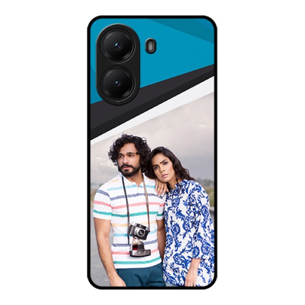 Poco X7 Pro 5G Custom Glass Phone Case - Simple Pattern Photo Upload Design Poco X7 Pro 5G Custom Glass Phone Case - Simple Pattern Photo Upload Design