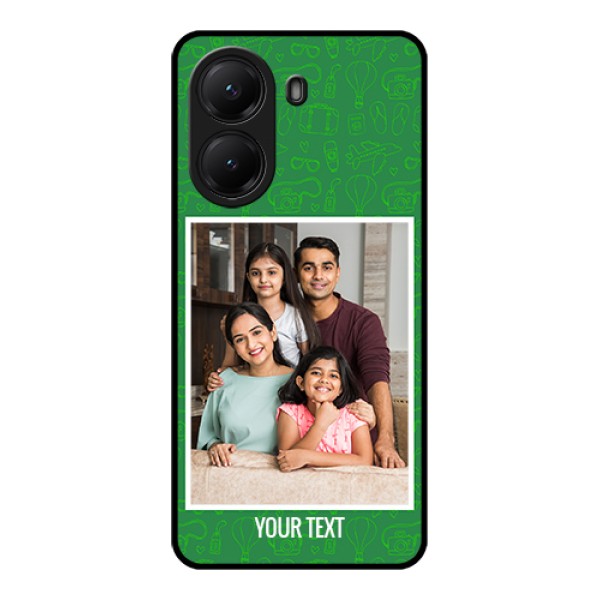 Poco X7 Pro 5G Custom Glass Phone Case - Picture Upload Design