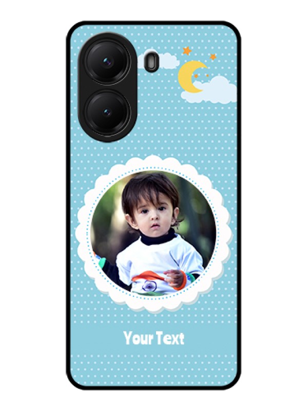 Custom Poco X7 Pro 5G Custom Glass Phone Case - Violet Pattern Design