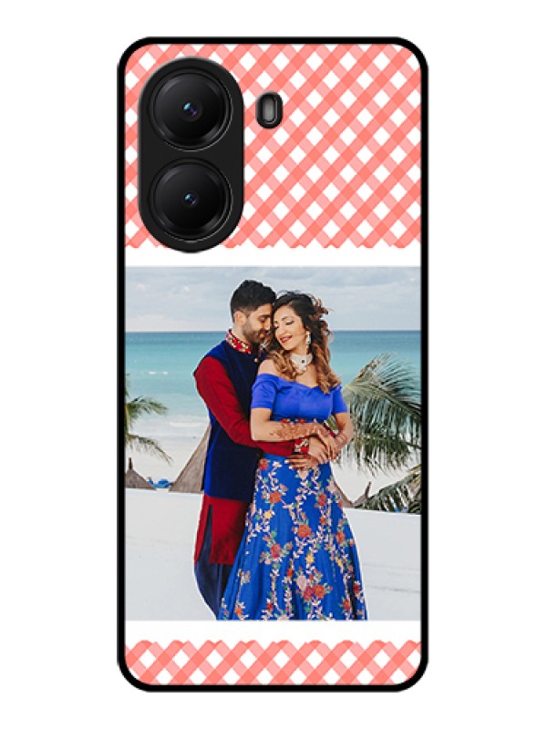 Custom Poco X7 Pro 5G Custom Glass Phone Case - Pink Pattern Design