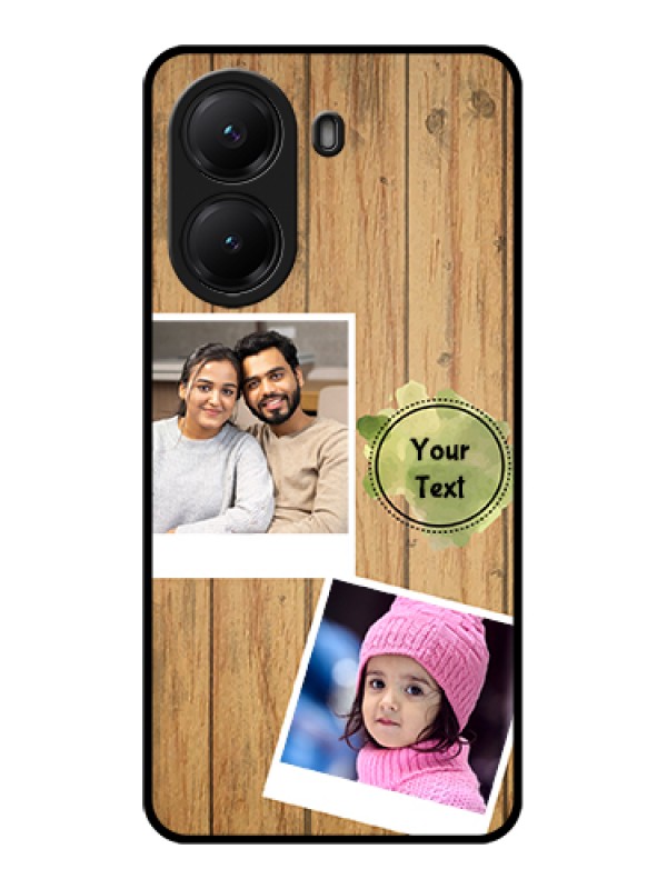 Custom Poco X7 Pro 5G Custom Glass Phone Case - Wooden Texture Design