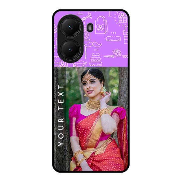 Poco X7 Pro 5G Custom Glass Phone Case - Birthday Icons Design