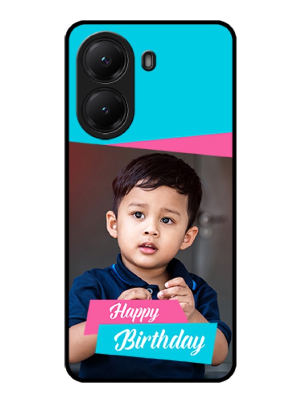 Custom Poco X7 Pro 5G Custom Glass Phone Case - Image Holder With 2 Color Design