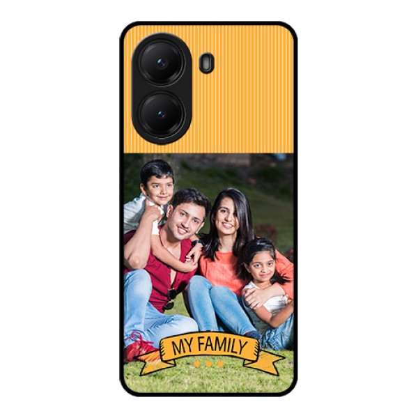 Poco X7 Pro 5G Custom Glass Phone Case - My Family Design