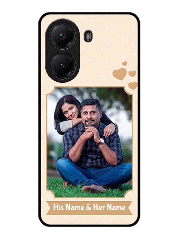 Custom Poco X7 Pro 5G Custom Glass Phone Case - With Confetti Love Design