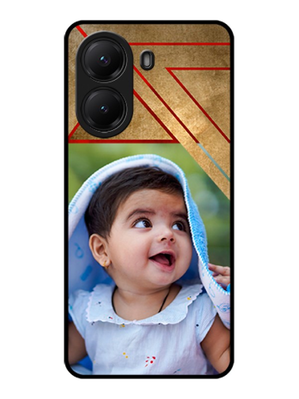 Custom Poco X7 Pro 5G Custom Glass Phone Case - Gradient Abstract Texture Design