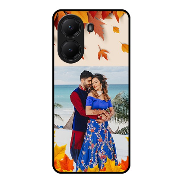 Poco X7 Pro 5G Custom Glass Phone Case - Autumn Maple Leaves Design Poco X7 Pro 5G Custom Glass Phone Case - Autumn Maple Leaves Design