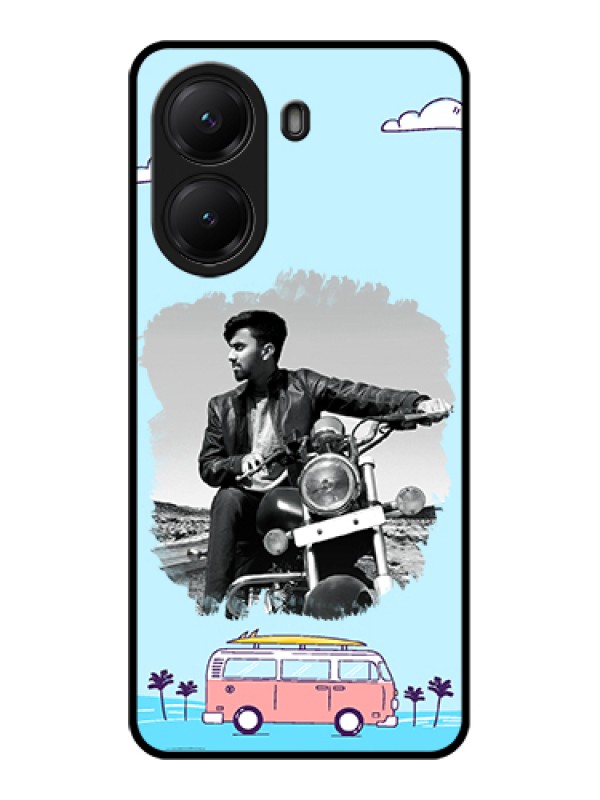 Custom Poco X7 Pro 5G Custom Glass Phone Case - Travel & Adventure Design