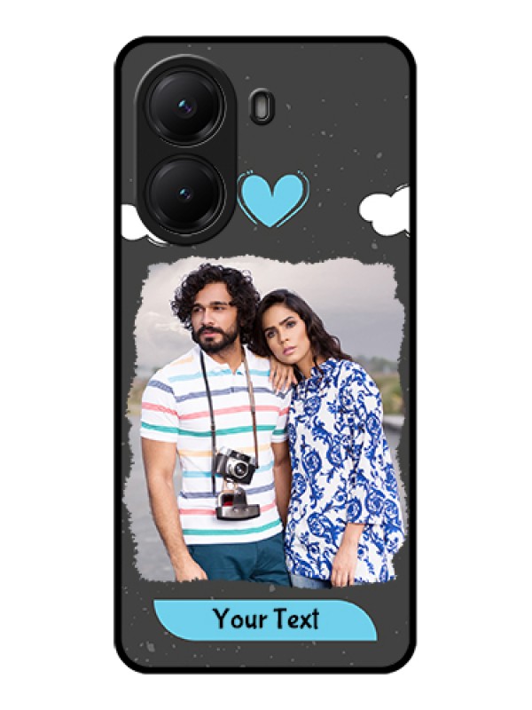 Custom Poco X7 Pro 5G Custom Glass Phone Case - Splashes With Love Doodles Design