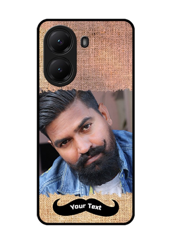 Poco X7 Pro 5G Custom Glass Phone Case - With Texture Design