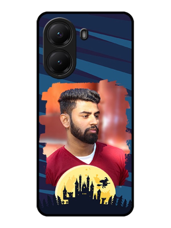 Custom Poco X7 Pro 5G Custom Glass Phone Case - Halloween Witch Design