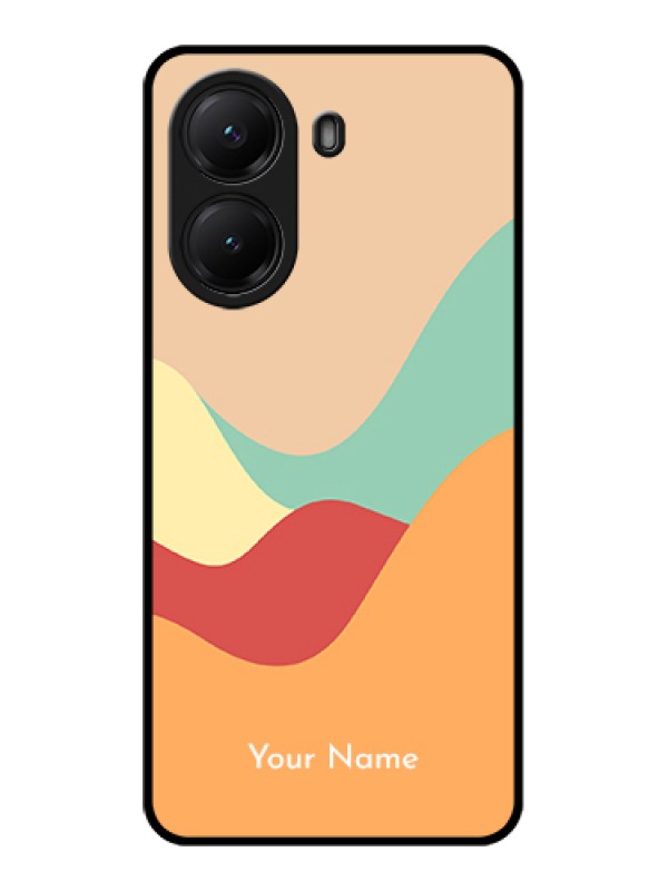 Custom Poco X7 Pro 5G Custom Glass Phone Case - Ocean Waves Multi - Colour Design