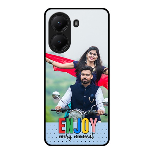 Poco X7 Pro 5G Custom Glass Phone Case - Enjoy Every Moment Design Poco X7 Pro 5G Custom Glass Phone Case - Enjoy Every Moment Design