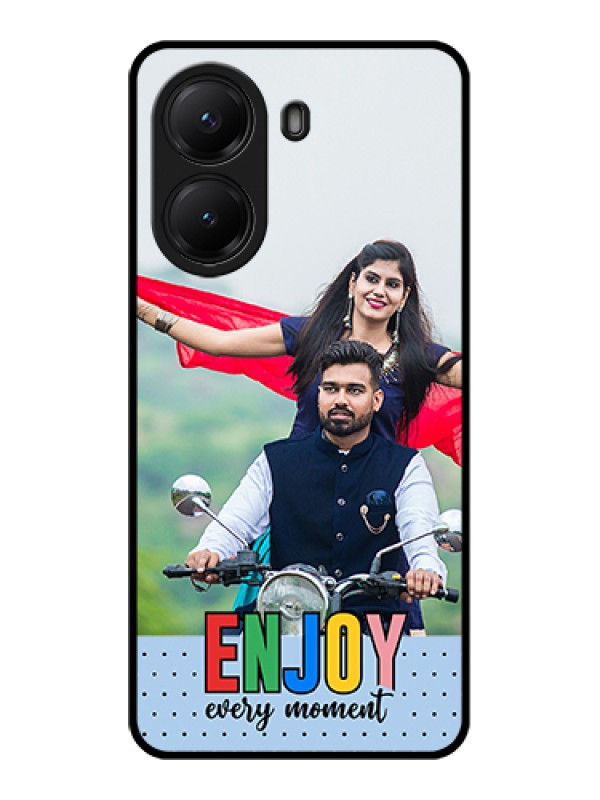 Custom Poco X7 Pro 5G Custom Glass Phone Case - Enjoy Every Moment Design