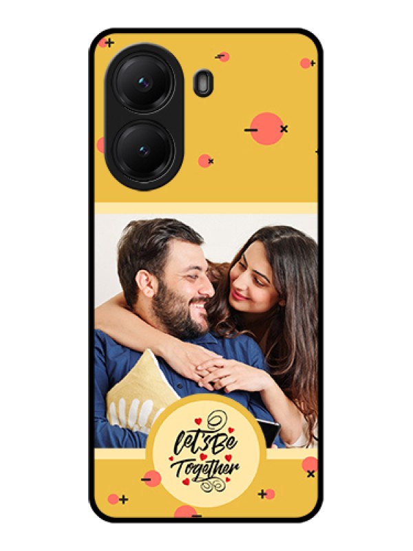 Custom Poco X7 Pro 5G Custom Glass Phone Case - Lets Be Together Design