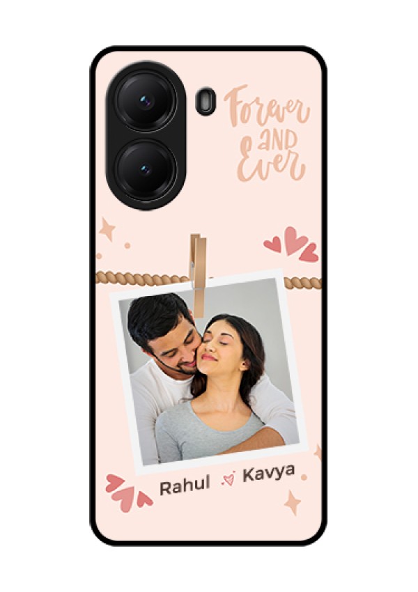 Poco X7 Pro 5G Custom Glass Phone Case - Forever And Ever Love Design